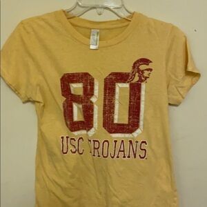 USA Trojans T-shirt women’s medium yellow